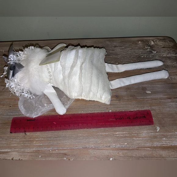 Woof and Poof Angel Plush *original tag* Shelf Sitter Doll 2008 White Christmas - Picture 2 of 11